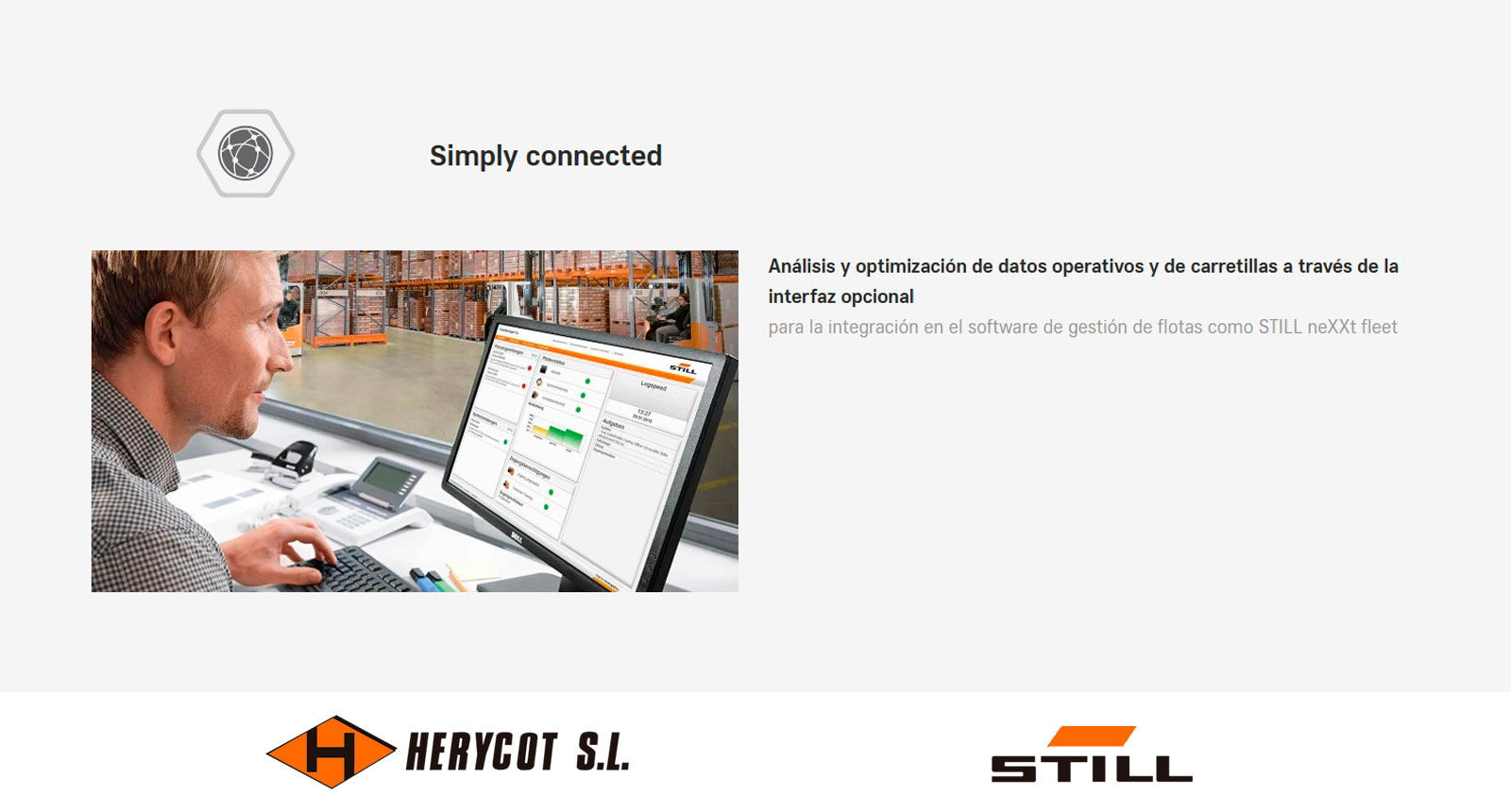 Simply connected - Carretilla Diésel y de Gas STILL RCD 10 18 t