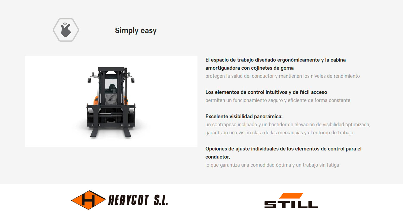 Simply easy - Carretilla Diésel y de Gas STILL RCD 10 18 t