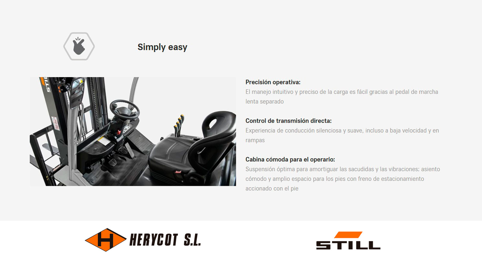 Simply easy - Carretilla Diésel y de Gas STILL RCD/RCG 15-20