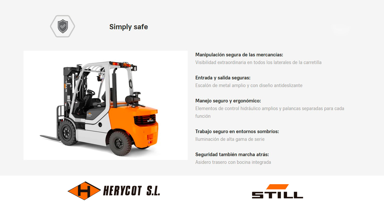 Simply safe - Carretilla Diésel y de Gas STILL RCD/RCG 15-20