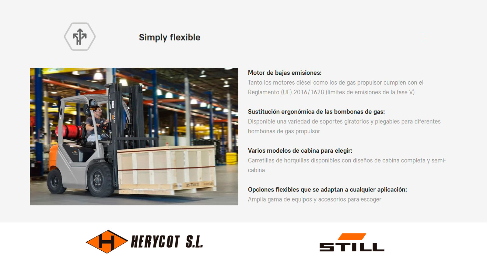 Simply flexible - Carretilla Diésel y de Gas STILL RCD/RCG 40-50