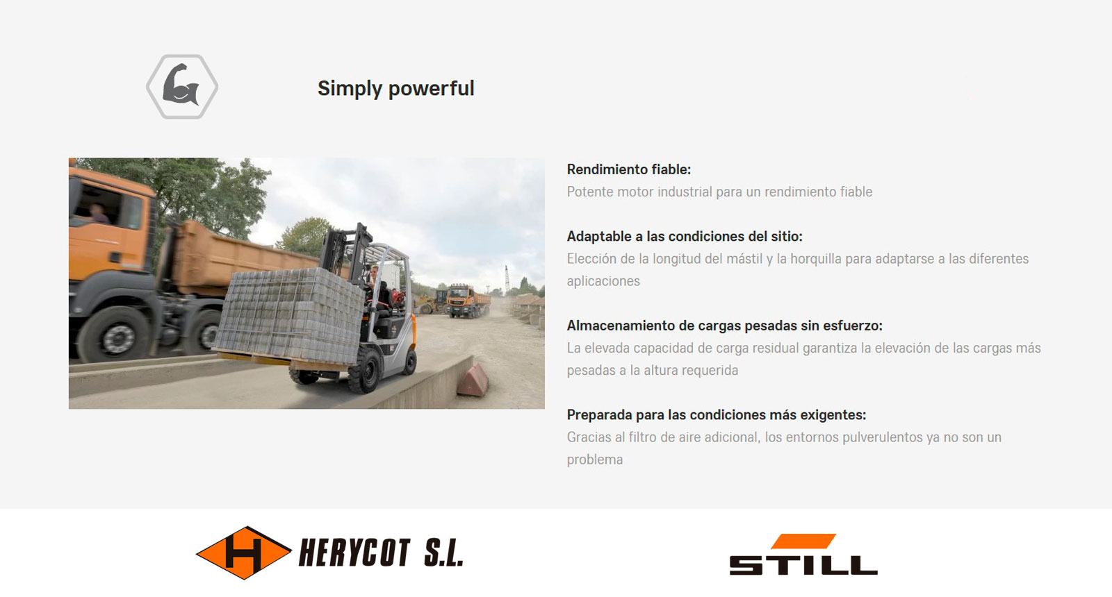 Simply powerful - Carretilla Diésel y de Gas STILL RCD/RCG 40-50
