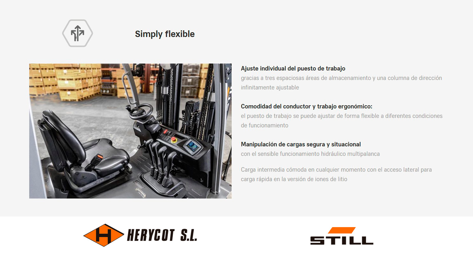 Simply flexible - Carretilla Eléctrica STILL RCE 25-35