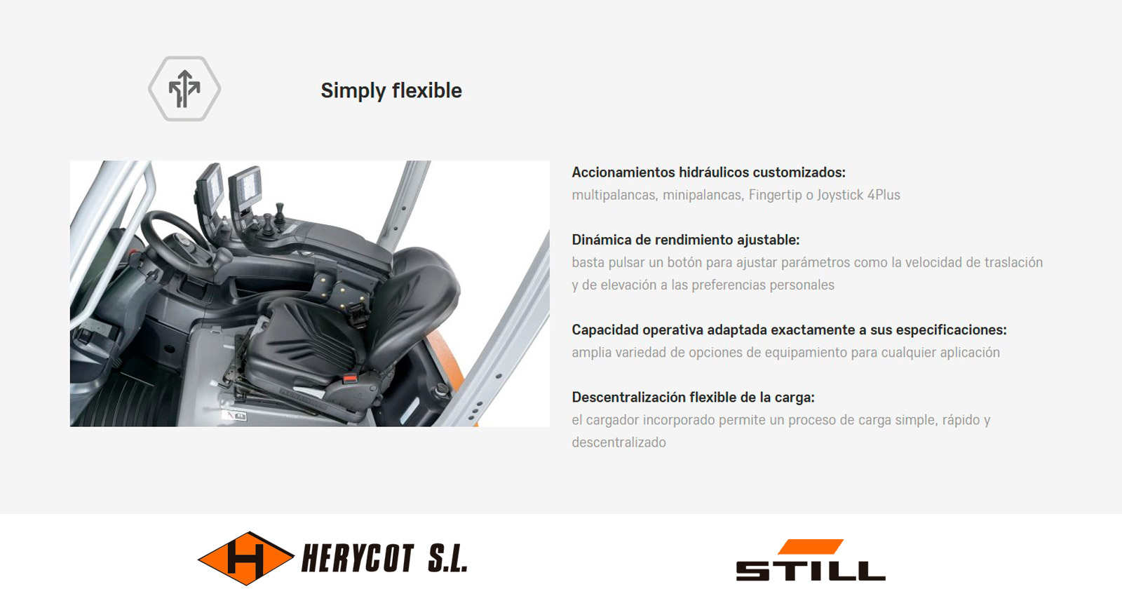 Simply flexible - Carretilla Eléctrica STILL RX 20 1,4 – 2,0 t