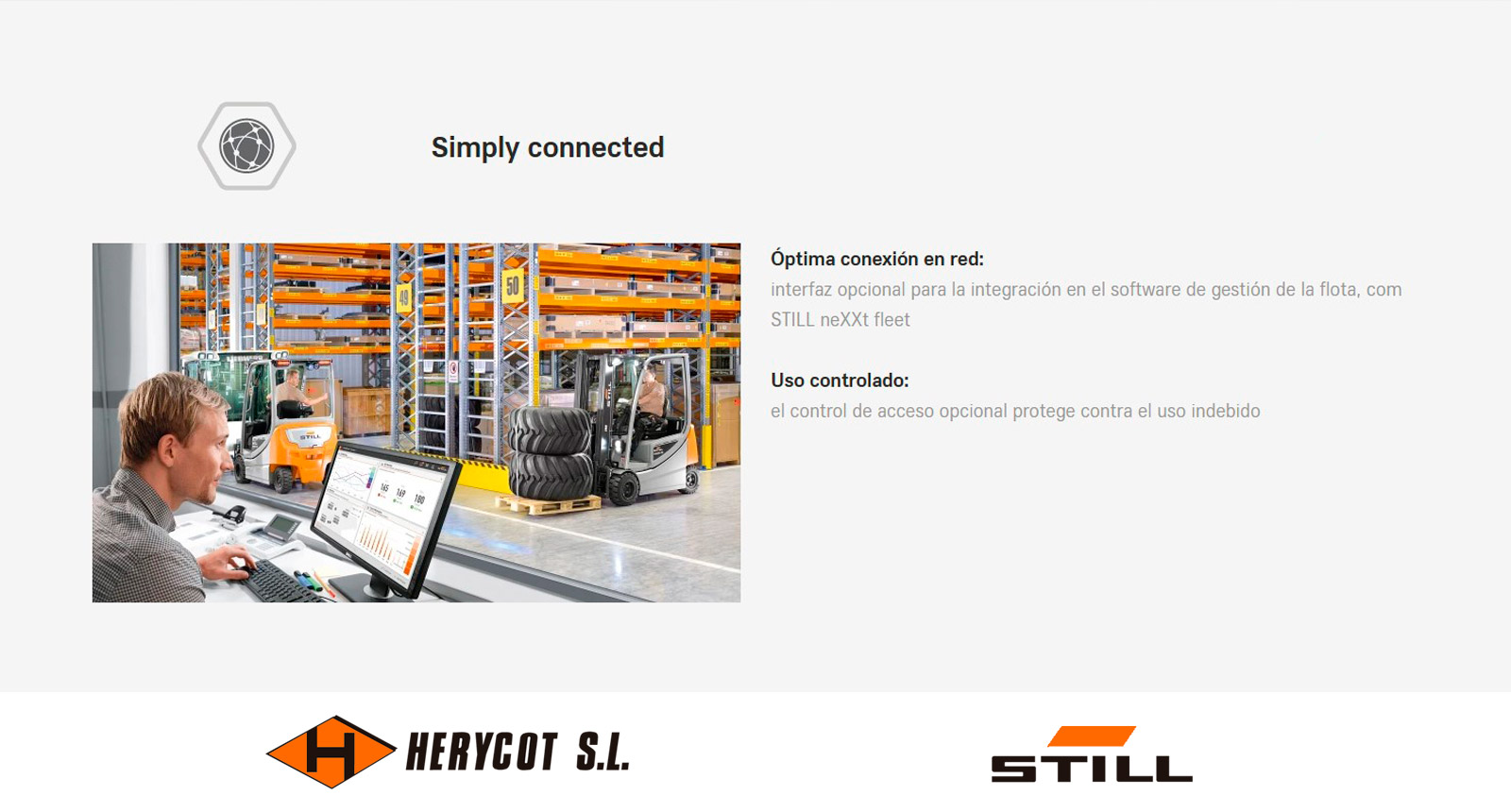 Simply connected - Carretilla Eléctrica STILL RX 60 3,5 – 5,0 t