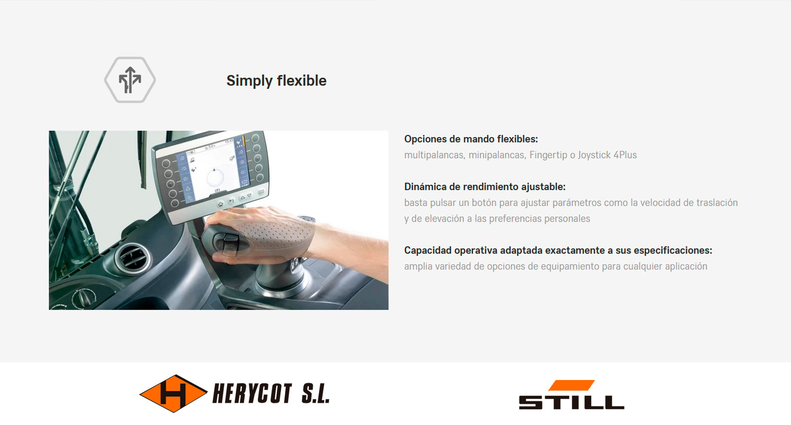 Simply flexible - Carretilla Eléctrica STILL RX 60 3,5 – 5,0 t