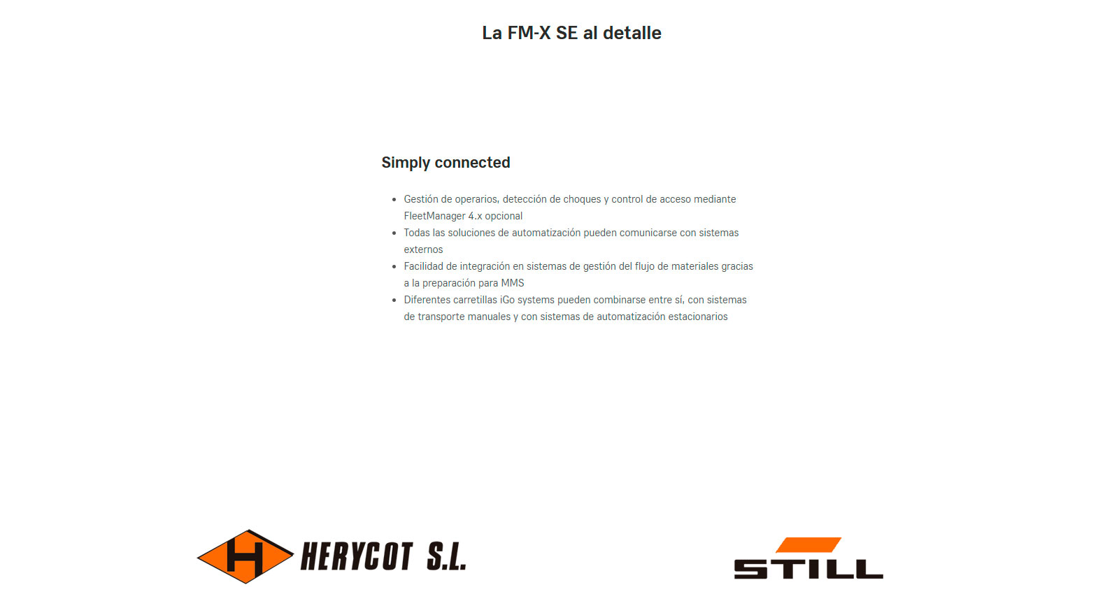 Simply - Carretilla Retráctil STILL FM-X SE