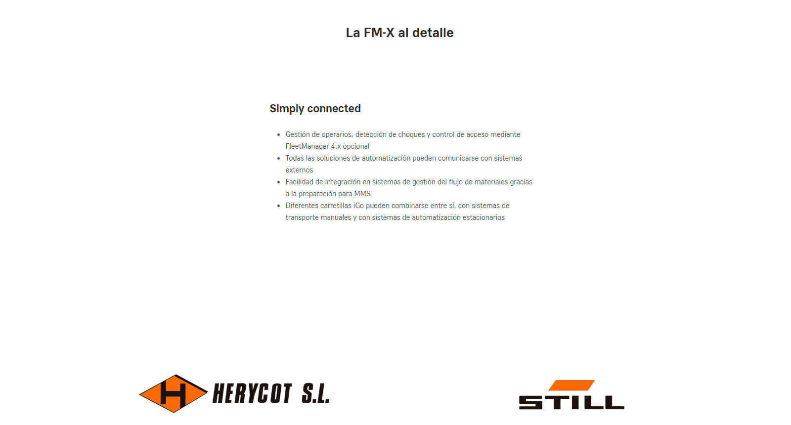 Simply - Carretilla Retráctil STILL FM-X