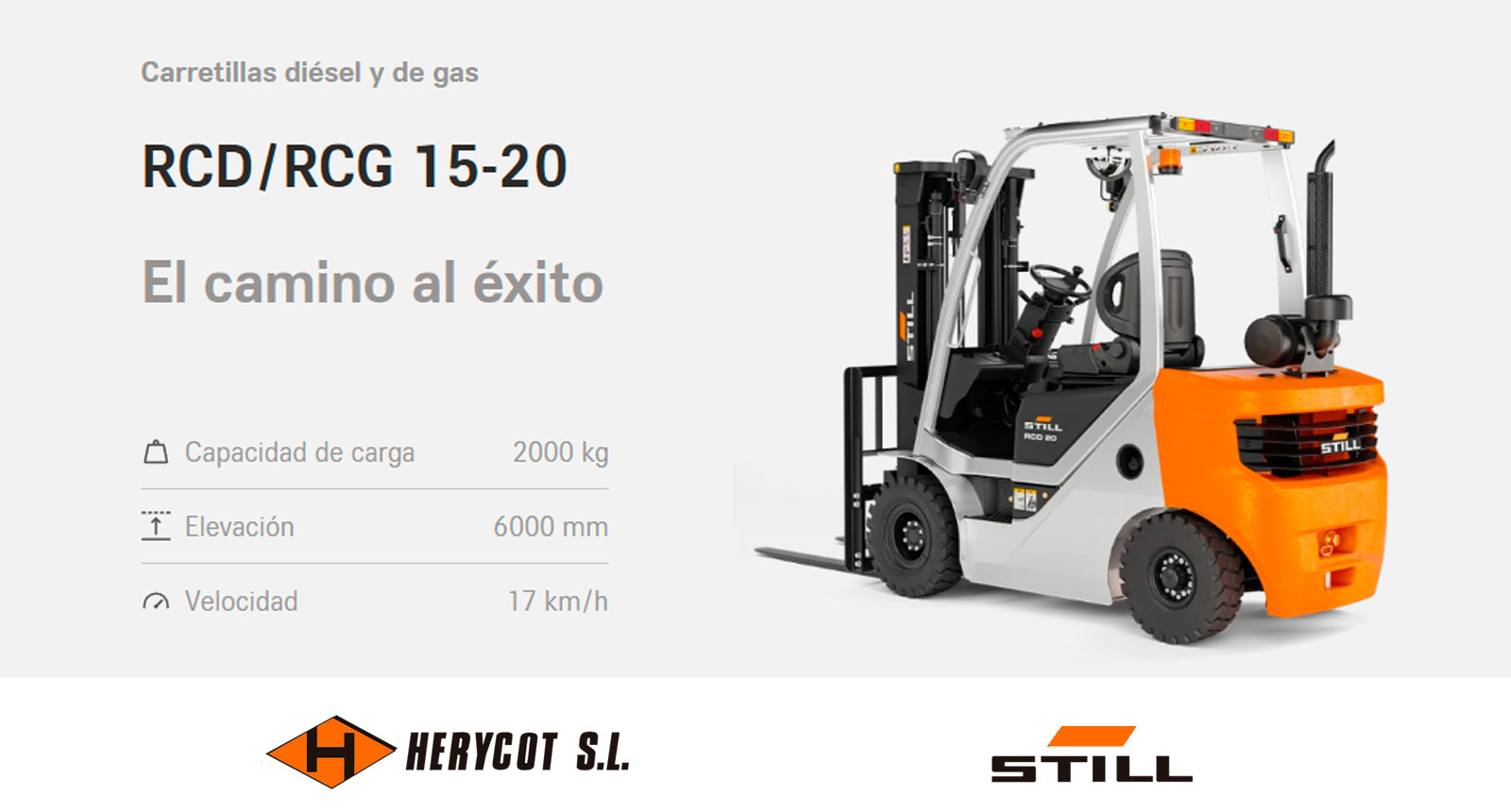 Carretilla Diésel y Gas STILL RCD/RCG 15-20