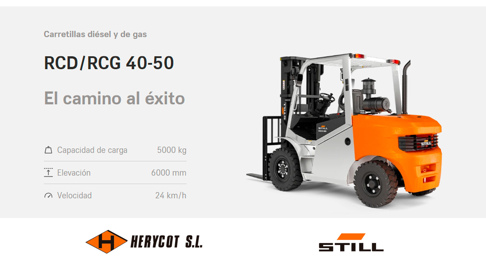 Carretilla Diésel y Gas STILL RCD/RCG 40-50
