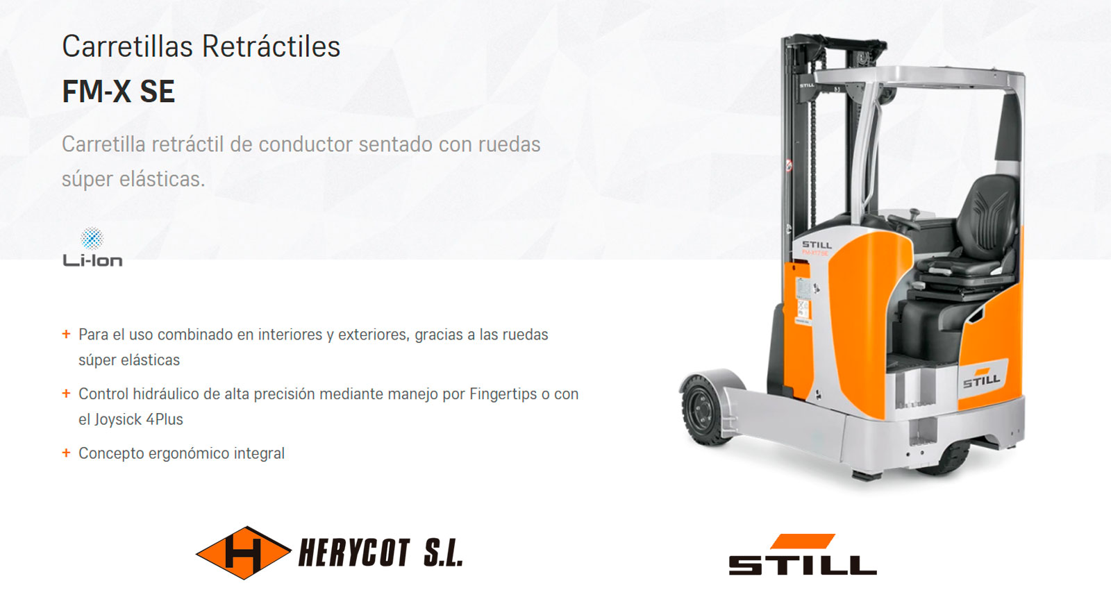 Carretilla Retráctil FM-X SE