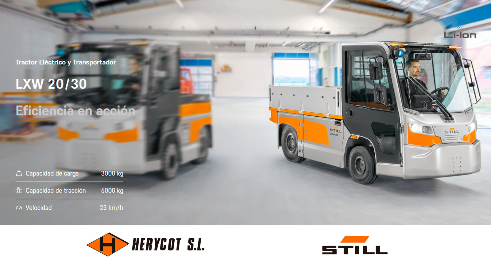 Tractor eléctrico y Transportador STILL LXW 20/30